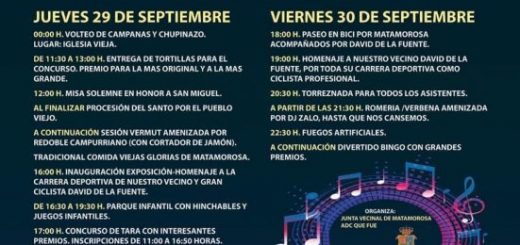 Fiestas de San Miguel 2022 - Matamorosa