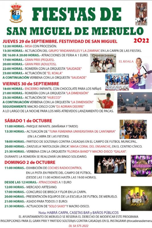 Fiestas San Miguel de Meruelo 2022