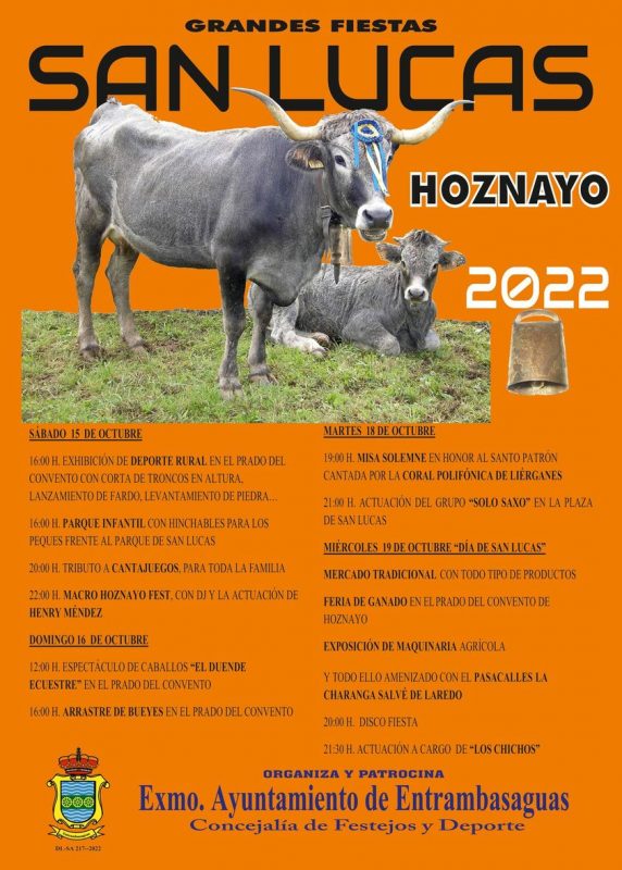 Grandes Fiestas de San Lucas 2022 – Hoznayo