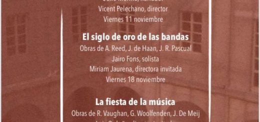 Conciertos Banda Municipal de Musica - Noviembre 2022