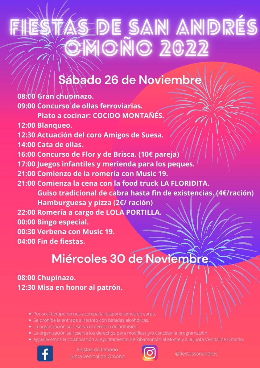Fiestas de San Andrés 2022 – Omoño