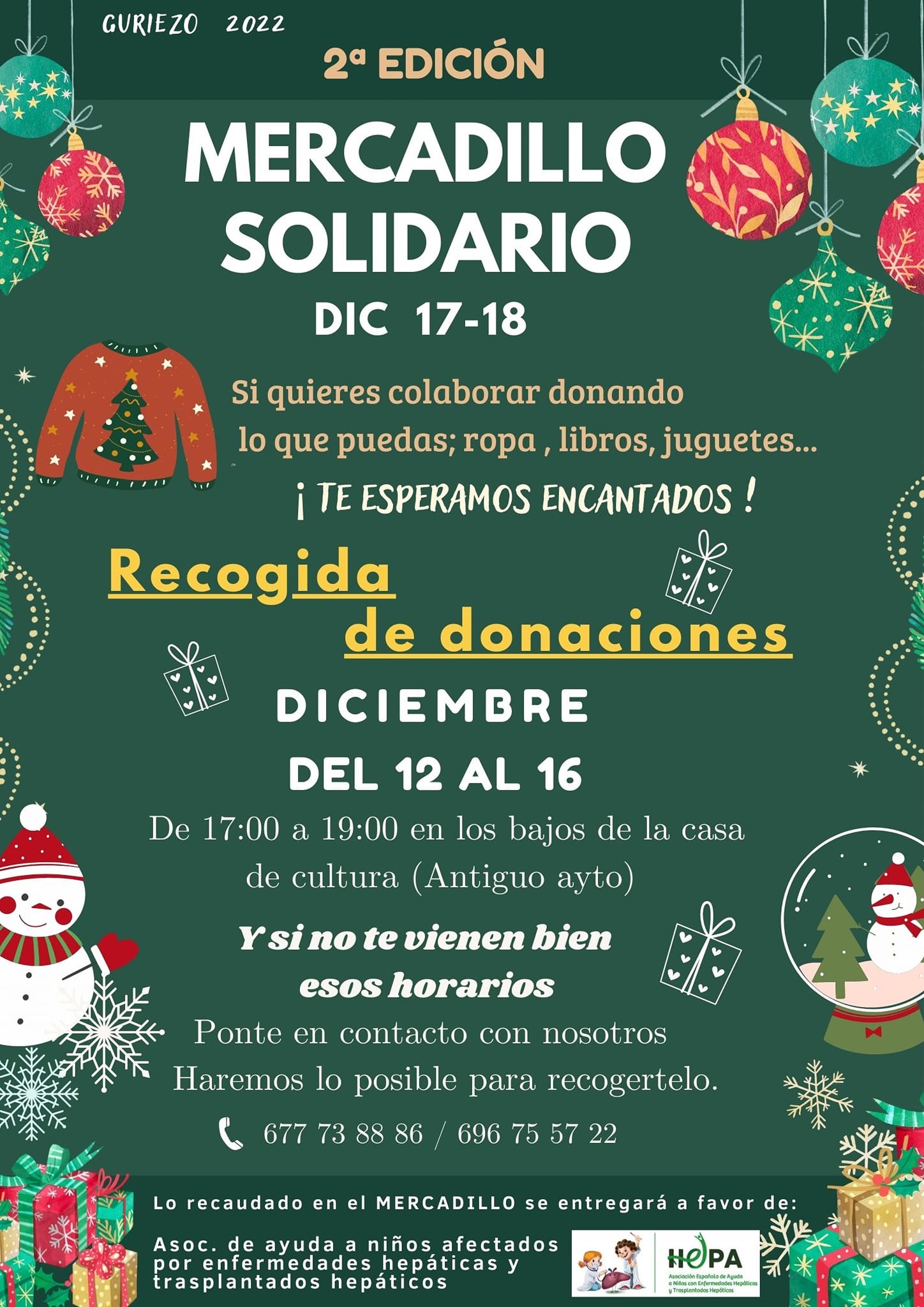 Mercadillo Solidario 2022 - Guriezo