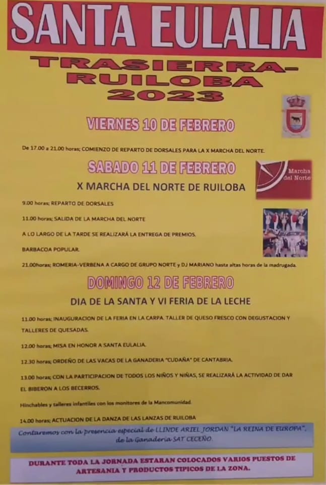 Santa Eulalia 2023 - Trasiera - Ruiloba