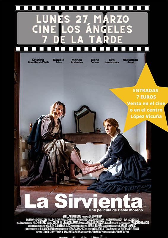 Cartel de película La Sirvienta en el cine Los Ángeles de Santander