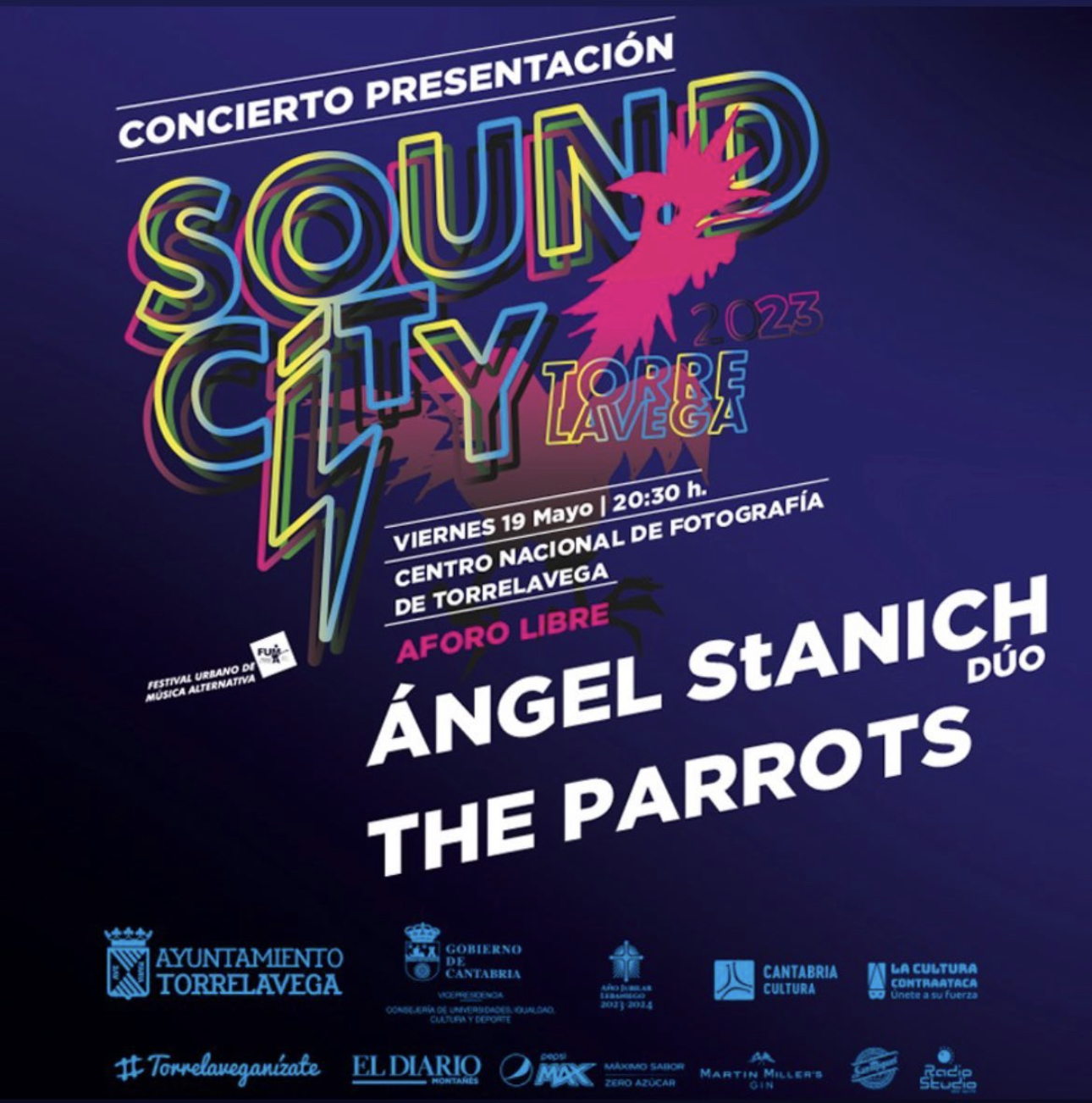 Concierto presentación del Festival Torrelavega SoundCity 2023