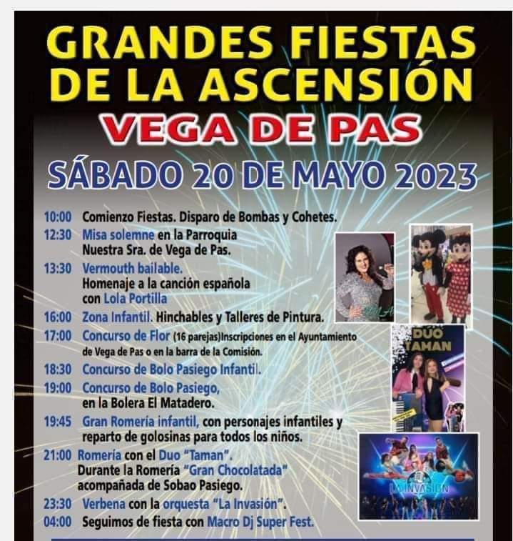 Grandes Fiestas de la Ascensión Vega de Pas 2023