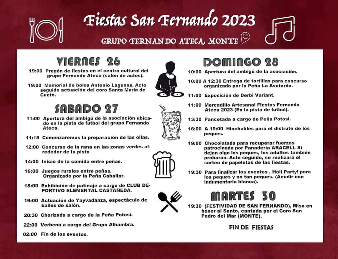 Fiestas San Fernando Ateca 2023