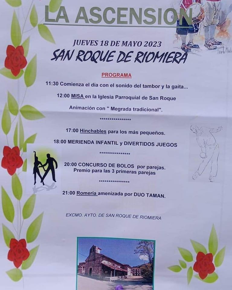 La Ascensión San Roque de Riomiera 2023