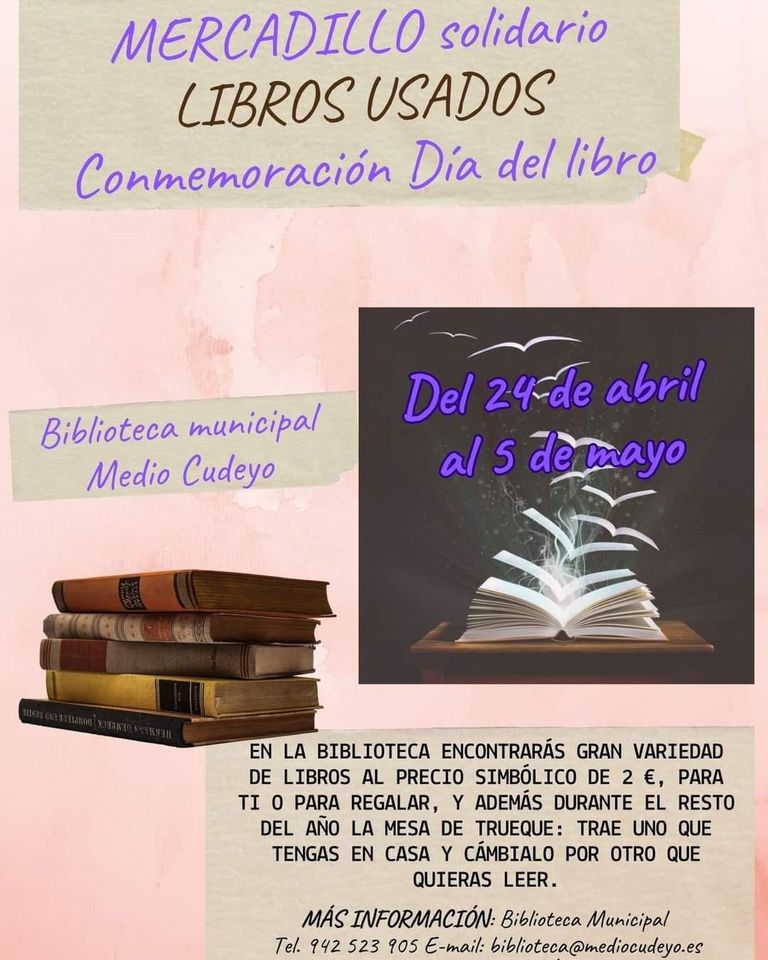 Mercadillo de Libros usados Solidario – Medio Cudeyo