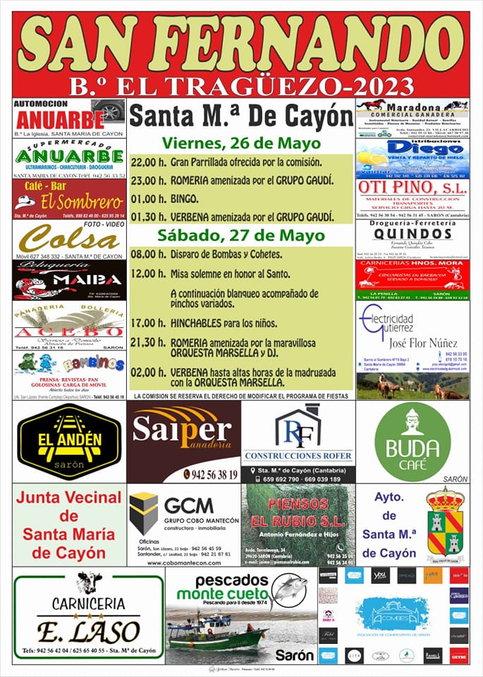 San Fernando Santa Maria de Cayon 2023